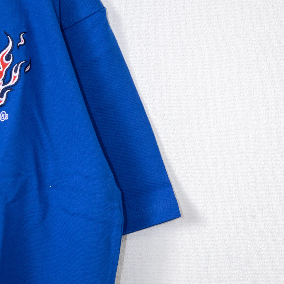 Sequence Fire Logo Short Sleeve T-Shirt BLUE