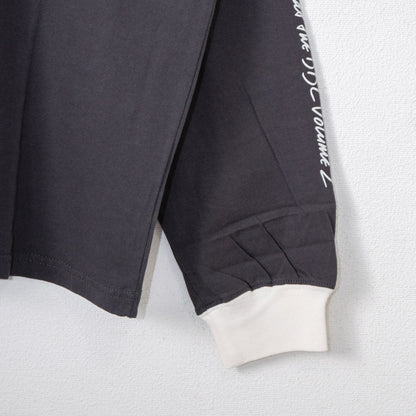 THE BEATLES ビートルズ トリム ロンT CHARCOAL チャコール