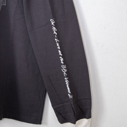 THE BEATLES ビートルズ トリム ロンT CHARCOAL チャコール