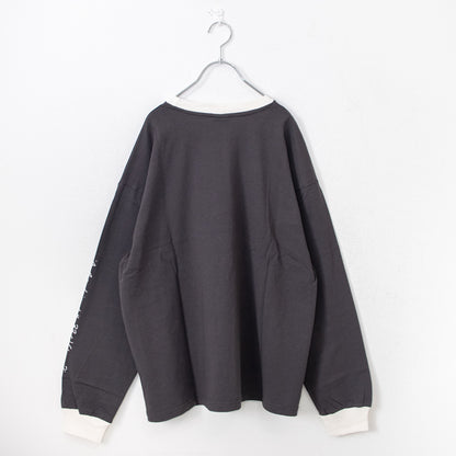 THE BEATLES ビートルズ トリム ロンT CHARCOAL チャコール