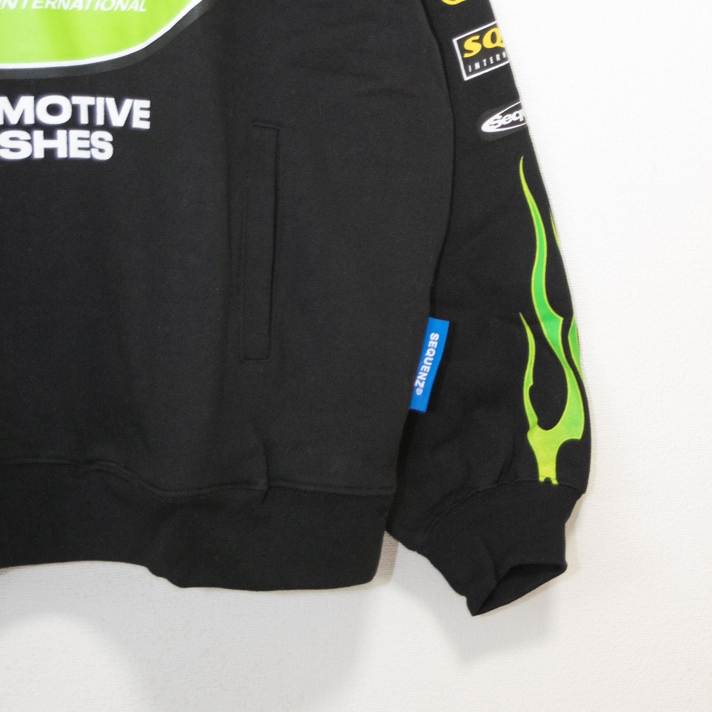 SEQUENZ/SQNZ Racing Pullover Hoodie BLACK