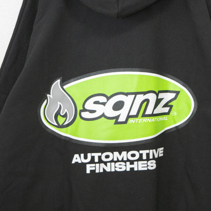SEQUENZ/SQNZ レーシング プルオーバーフーディ パーカー BLACK