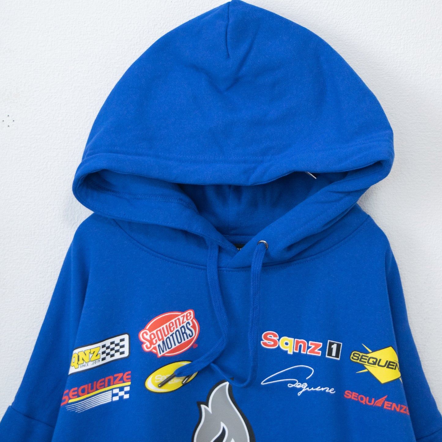 SEQUENZ/SQNZ Racing Pullover Hoodie Parka BLUE