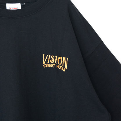 VISION STREET WEAR スケーター トランプ Tシャツ BLACK