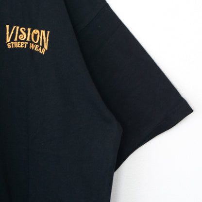 VISION STREET WEAR スケーター トランプ Tシャツ BLACK