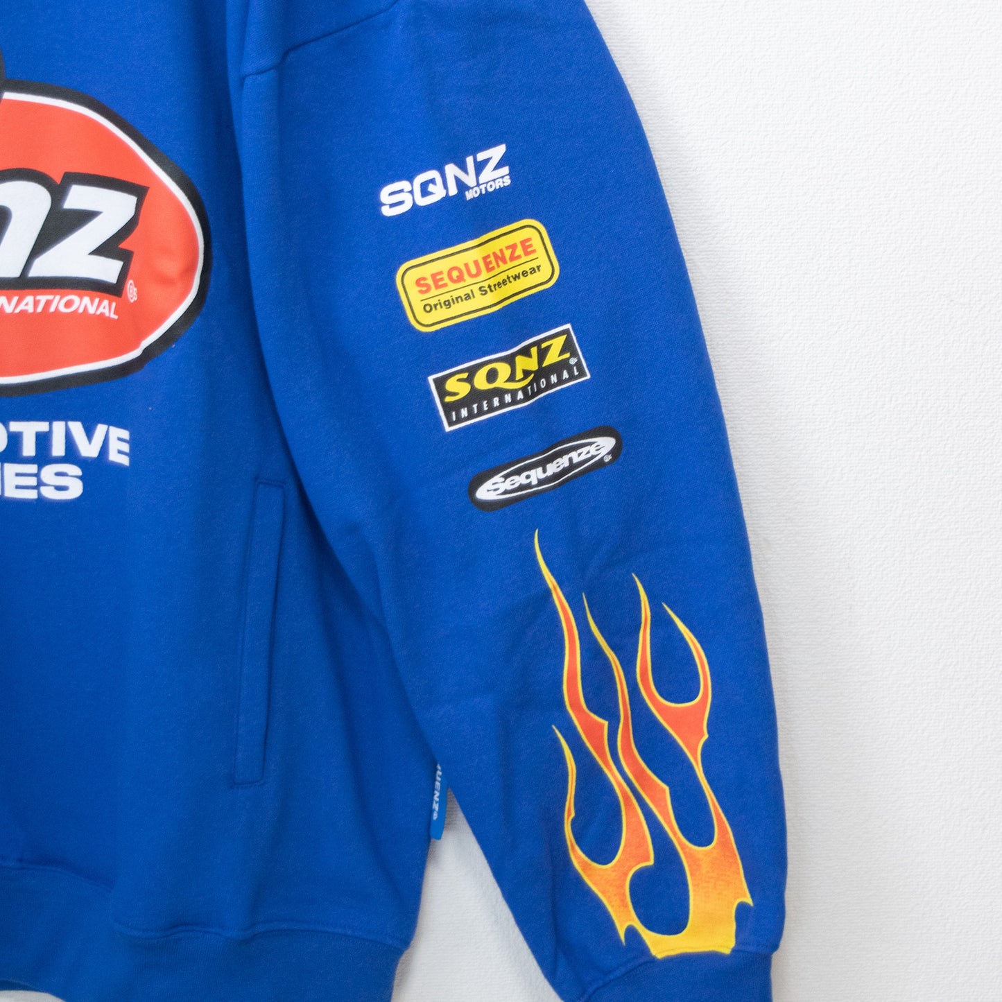 SEQUENZ/SQNZ Racing Pullover Hoodie Parka BLUE