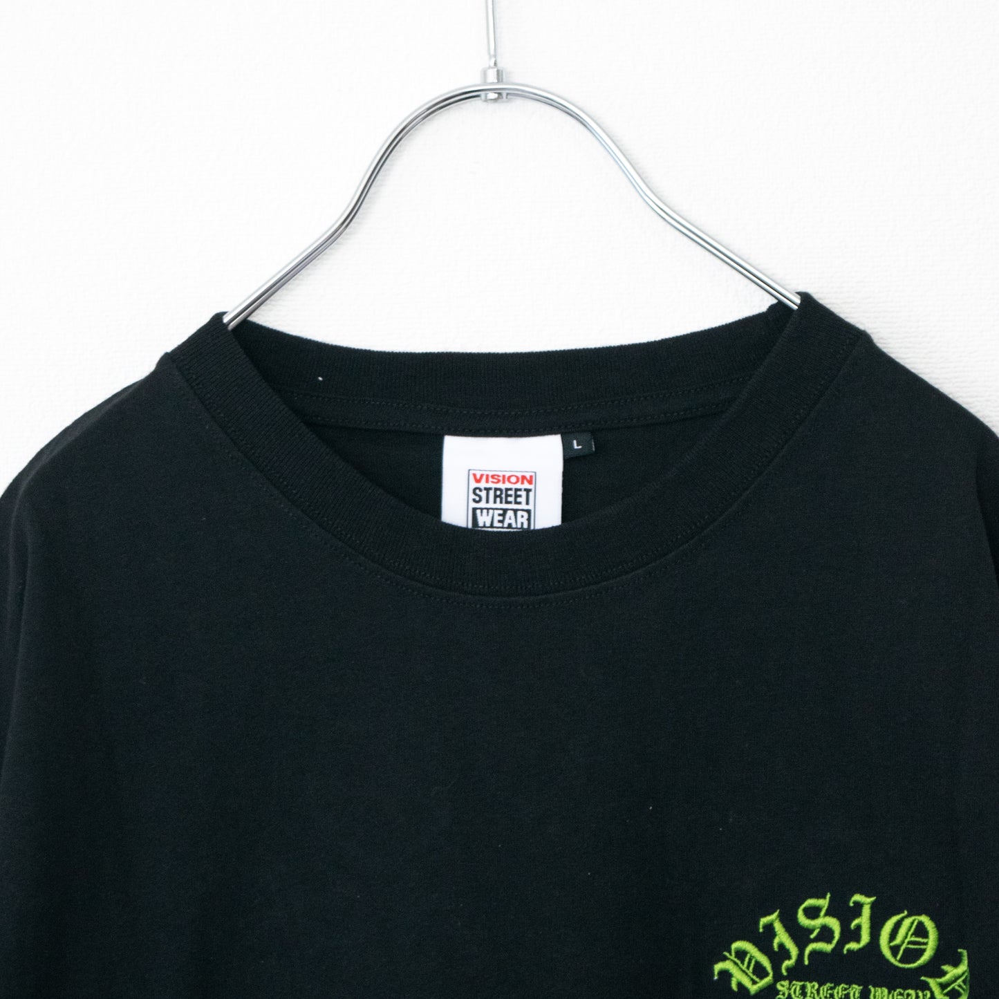 VISION STREET WEAR ANGEL スケーター Tシャツ BLACK