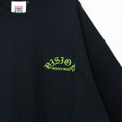 VISION STREET WEAR ANGEL スケーター Tシャツ BLACK