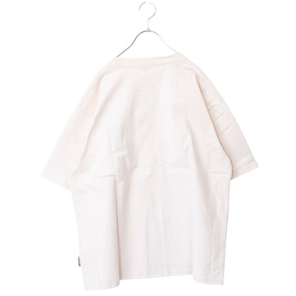 POWER TO THE PEOPLE One-Point Tiger Embroidered T-Shirt in White