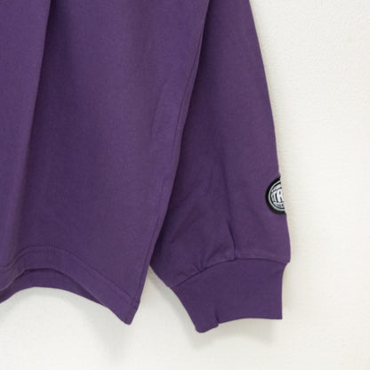 VISION STREET WEAR ヘビーウエイトサガラモックネックロンT PURPLE