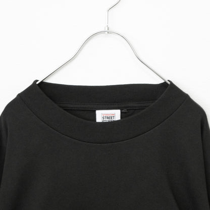 VISION STREET WEAR ヘビーウエイトサガラモックネックロンT BLACK