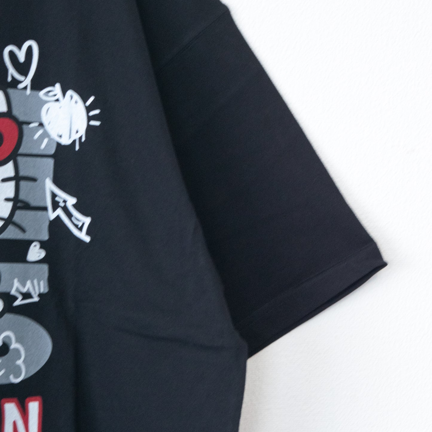 VISION STREET WEAR Sanrio Hello Kitty Front/Back T-Shirt BLACK