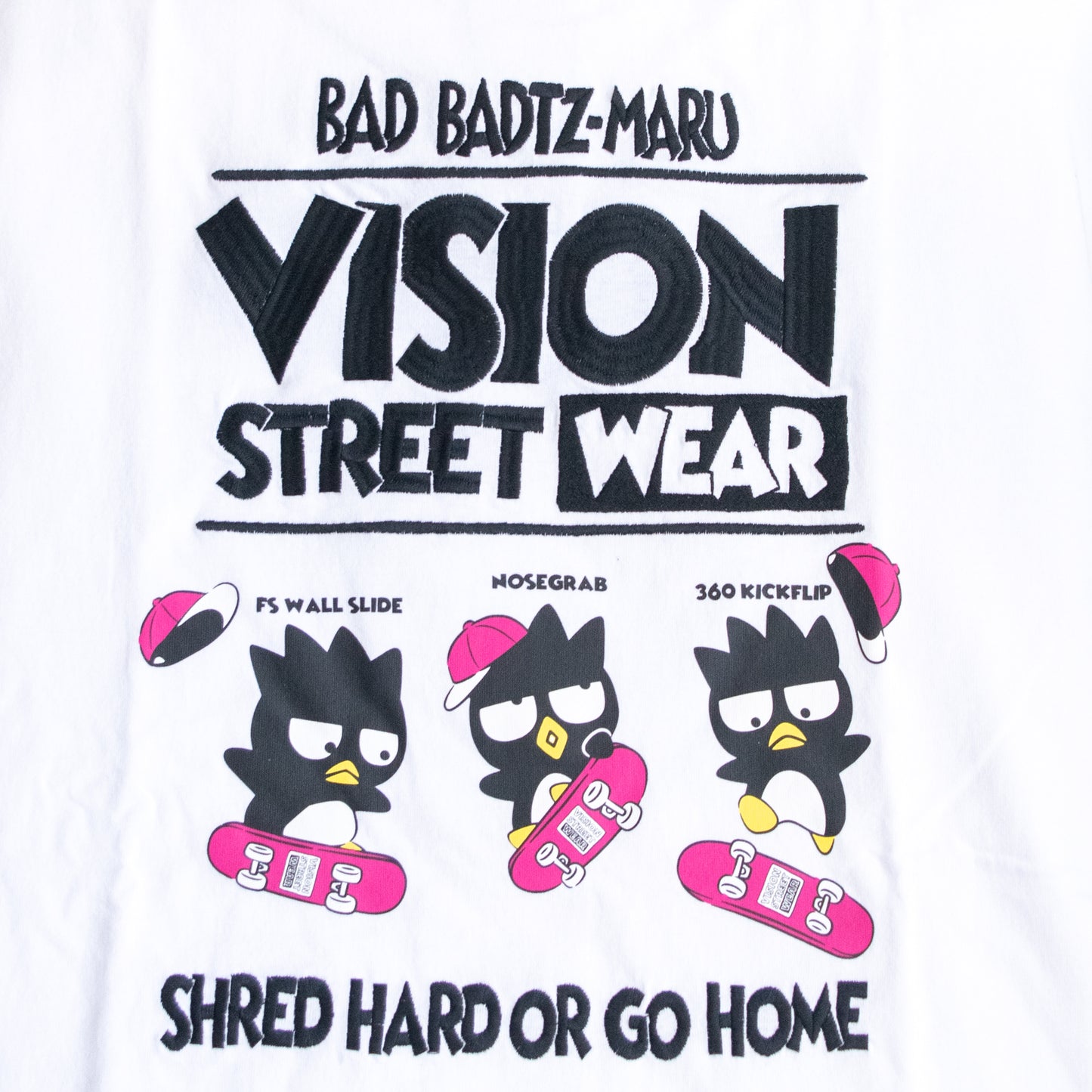 VISION STREET WEAR Sanrio Badtz-maru T-shirt WHITE