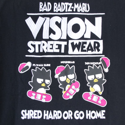 VISION STREET WEAR Sanrio Badtz-maru T-shirt BLACK