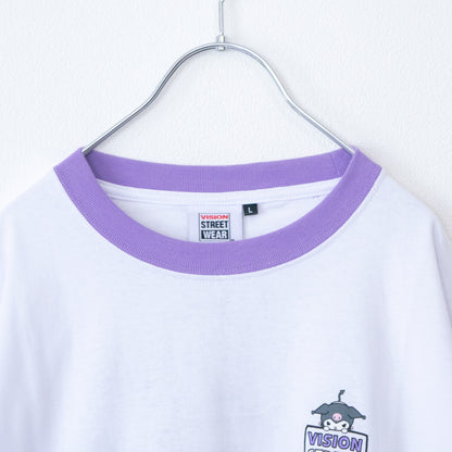 VISION STREET WEAR Sanrio Kuromi T-shirt in Ringer White