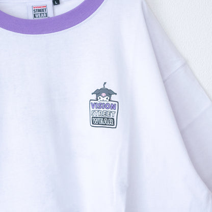 VISION STREET WEAR Sanrio Kuromi T-shirt in Ringer White