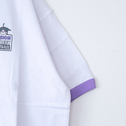 VISION STREET WEAR Sanrio Kuromi T-shirt in Ringer White