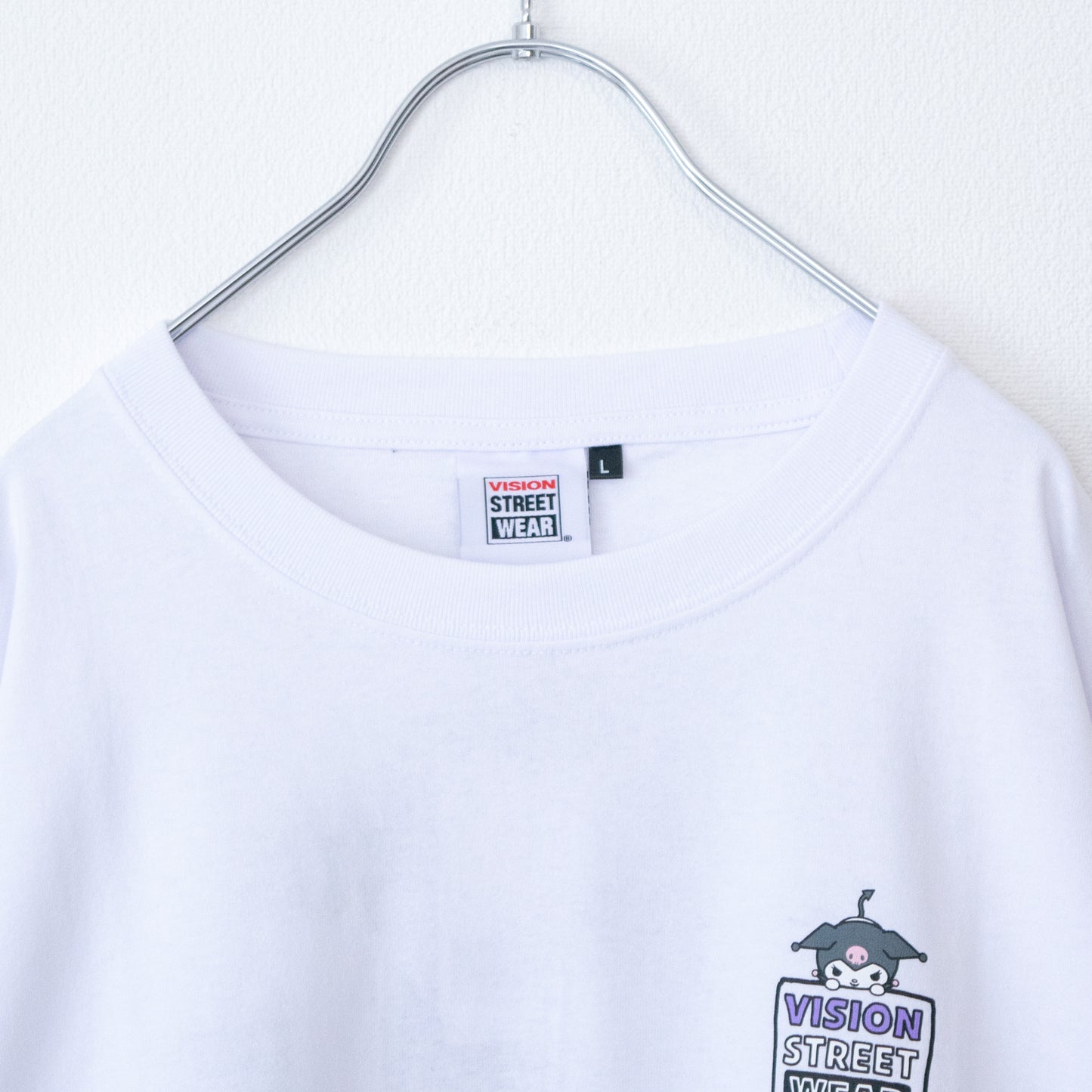 VISION STREET WEAR Sanrio Kuromi T-shirt WHITE