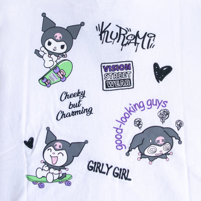 VISION STREET WEAR Sanrio Kuromi T-shirt WHITE