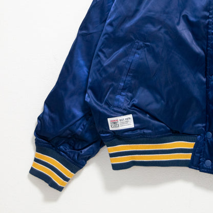 VISION STREET WEAR リバーシブル中綿サテンブルゾン NAVY ネイビー