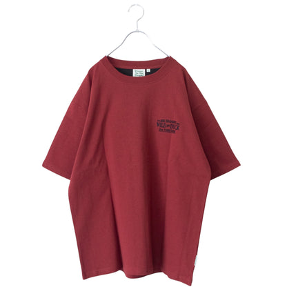 DUCK 刺繍 Tシャツ WINE