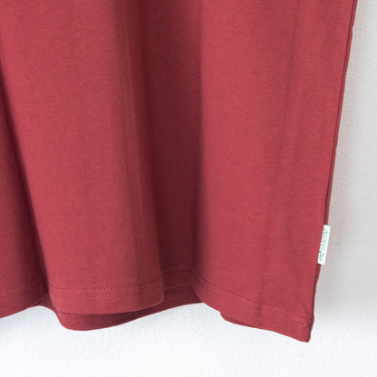 DUCK 刺繍 Tシャツ WINE