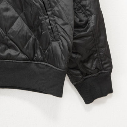 VISION STREET WEAR リバーシブル中綿サテンブルゾン BLACK