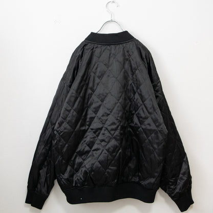 VISION STREET WEAR リバーシブル中綿サテンブルゾン BLACK