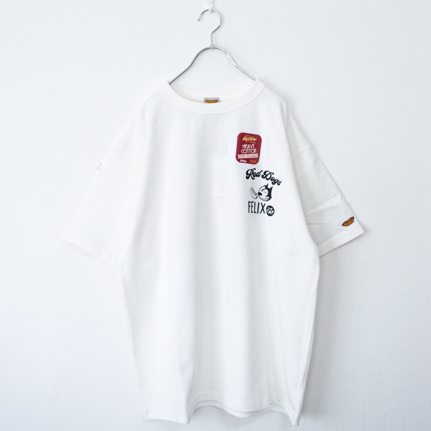 FELIX THE CAT RedDogs コラボ Tシャツ Beach WHITE