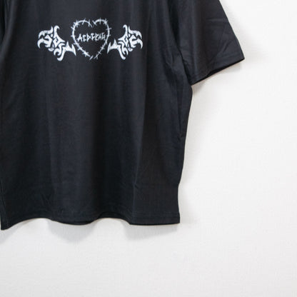 ACDC RAG WING HEART Chibi T short sleeve T-shirt BLACK