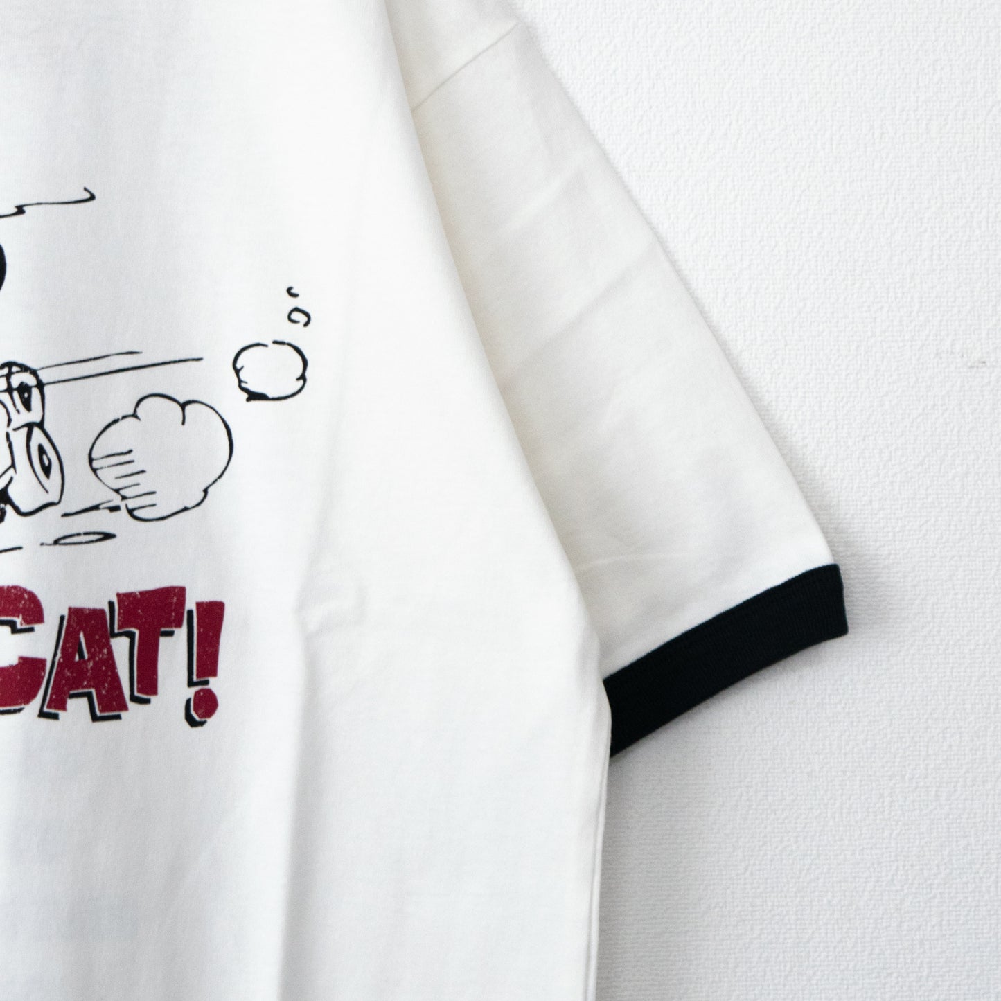 FELIX THE CAT  リンガー Tシャツ IVORY