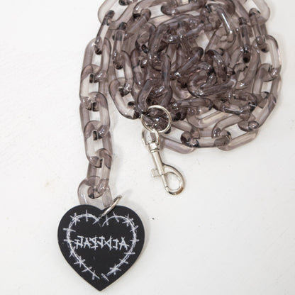 ACDC RAG WING HEART プラスチック チェーンベルト BLACK ブラック