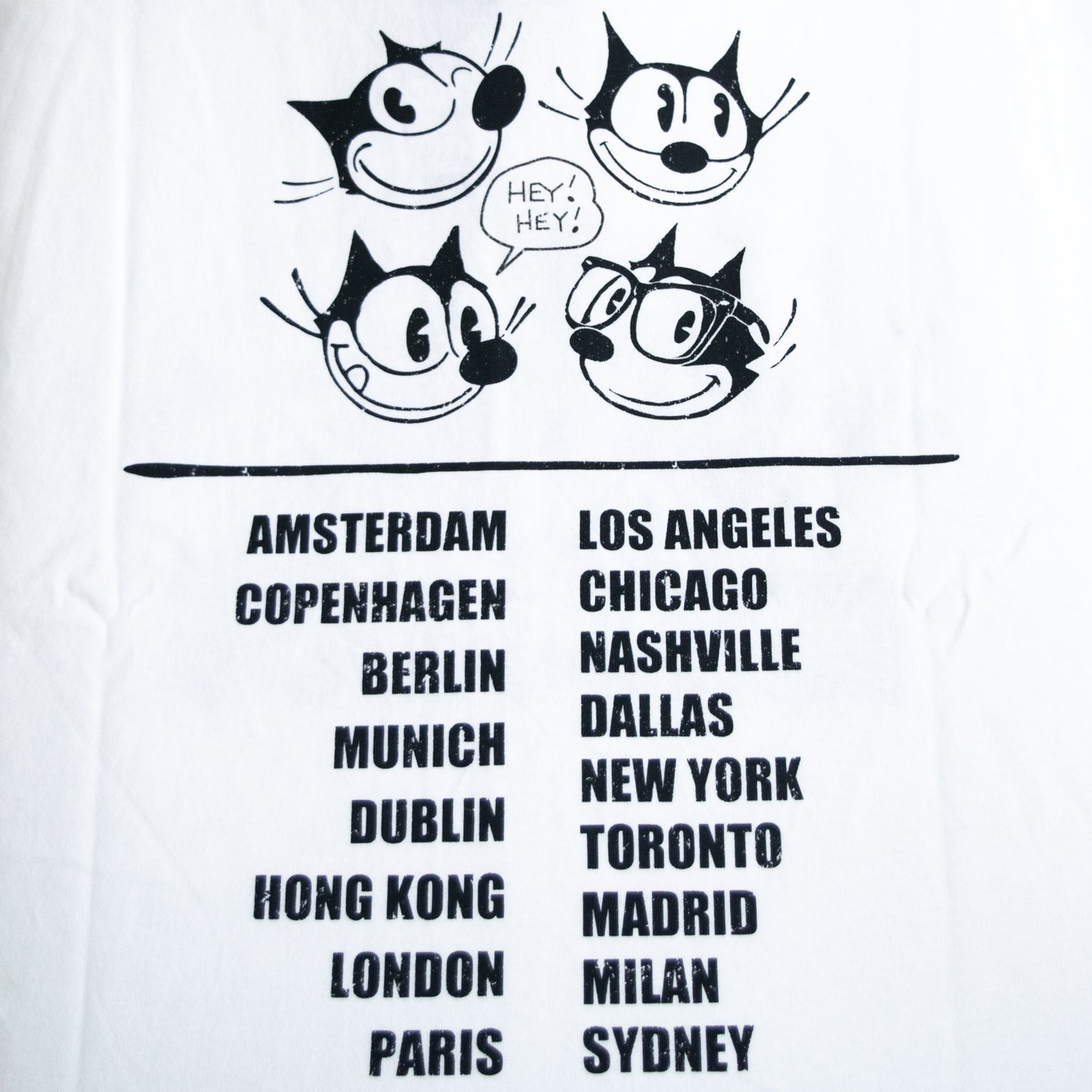 FELIX THE CAT  リンガー Tシャツ IVORY