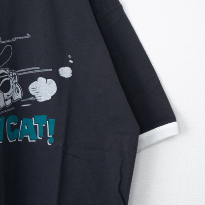 FELIX THE CAT  リンガー Tシャツ CHARCOAL