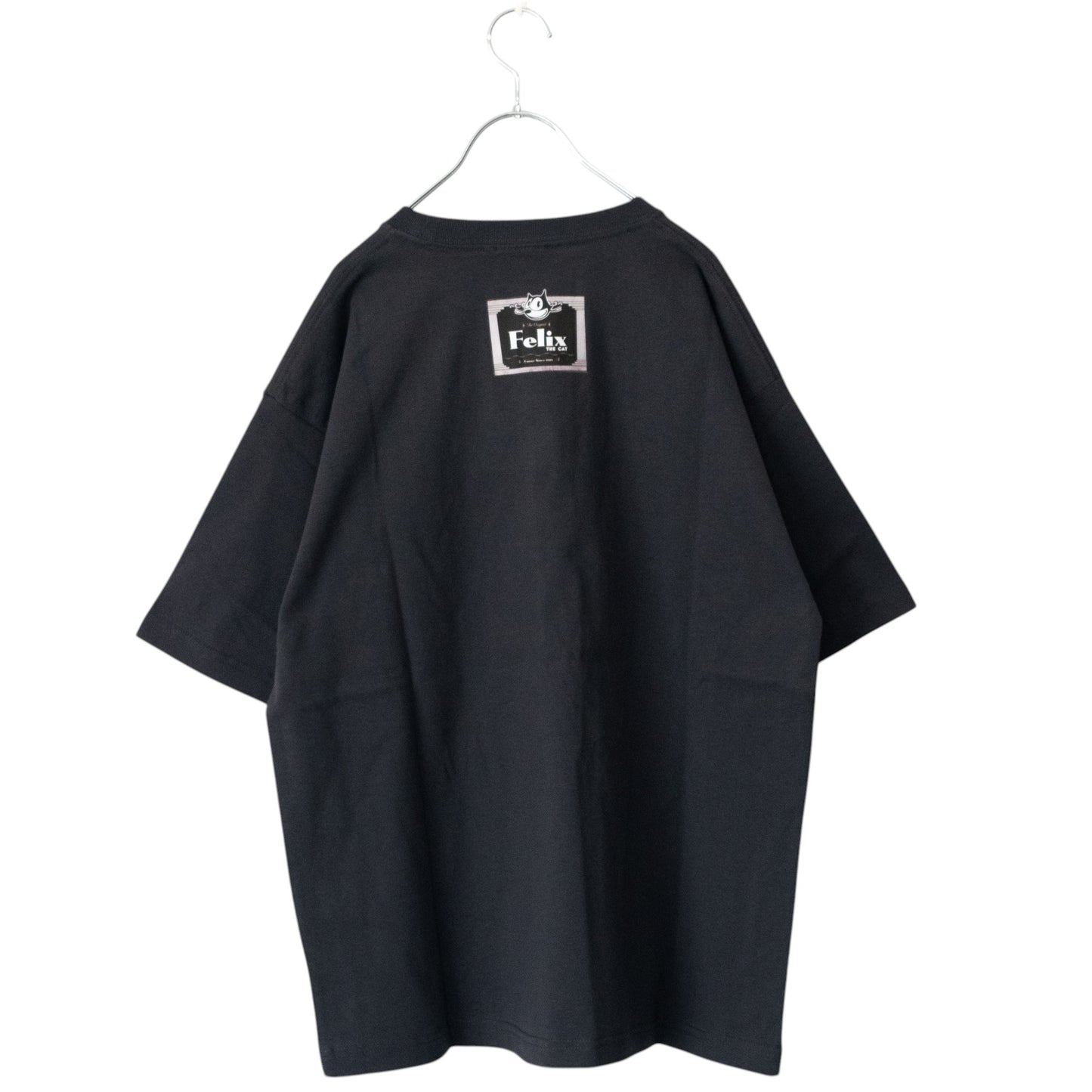 FELIX THE CAT Hat Poster T-Shirt CHARCOAL