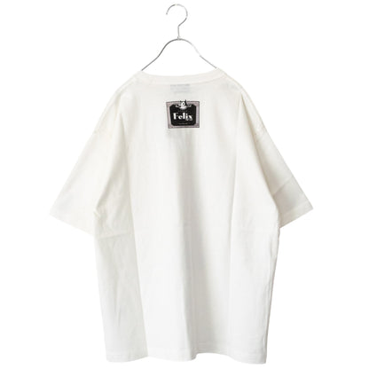 FELIX THE CAT Hat Poster T-shirt IVORY