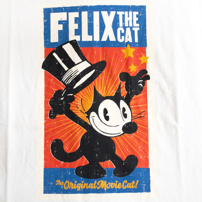 FELIX THE CAT Hat Poster T-shirt IVORY