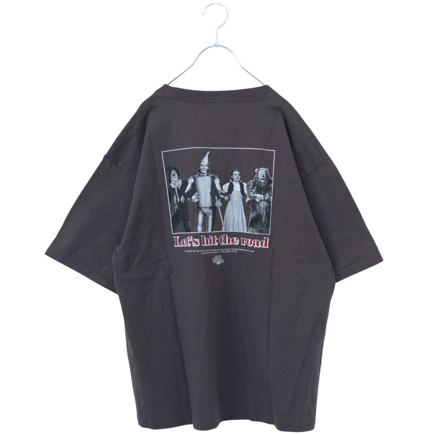 オズの魔法使 バック プリント Tシャツ CHARCOAL