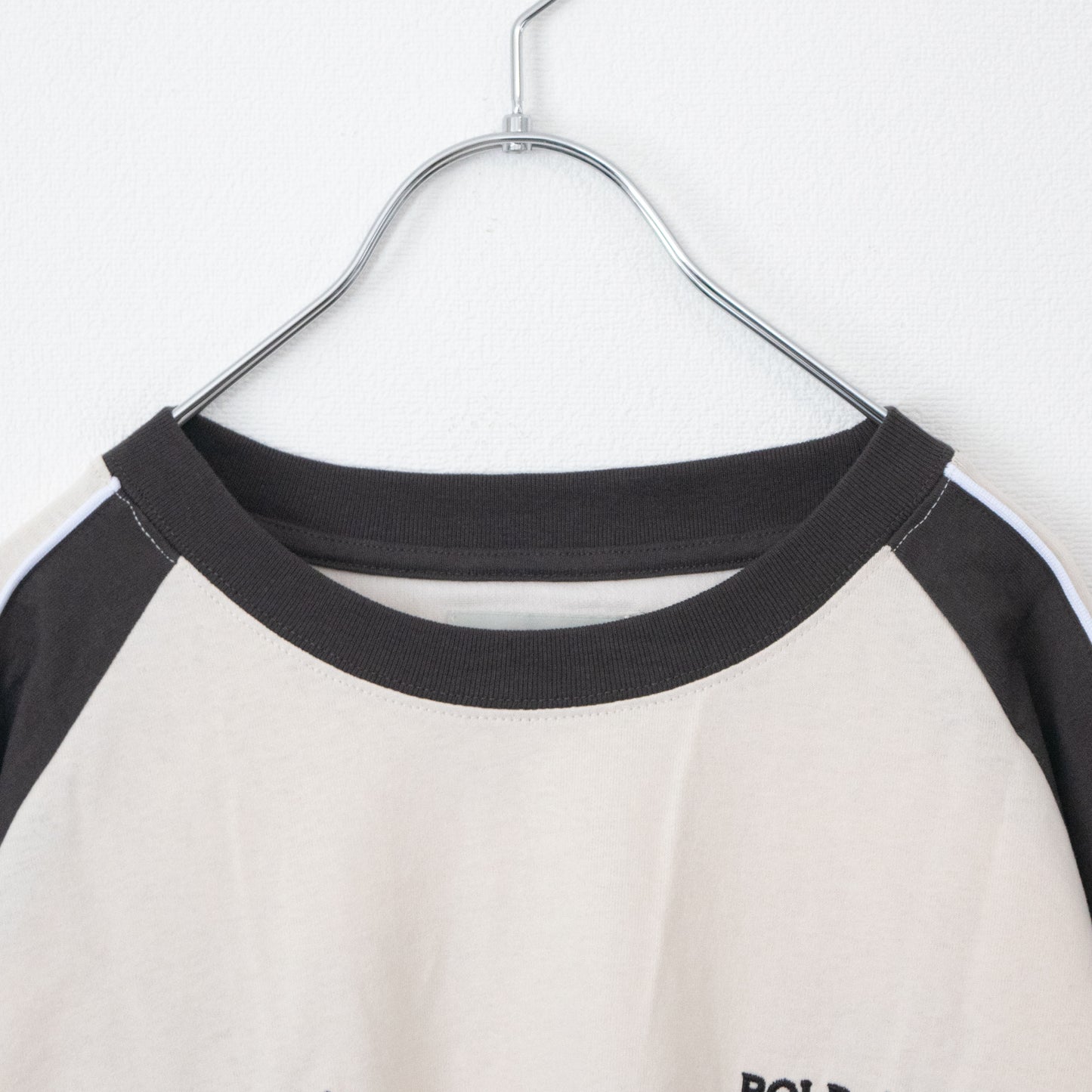 POWER TO THE PEOPLE 虎＆龍刺繍 スカジャンTシャツ IVORY