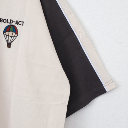 POWER TO THE PEOPLE 虎＆龍刺繍 スカジャンTシャツ IVORY