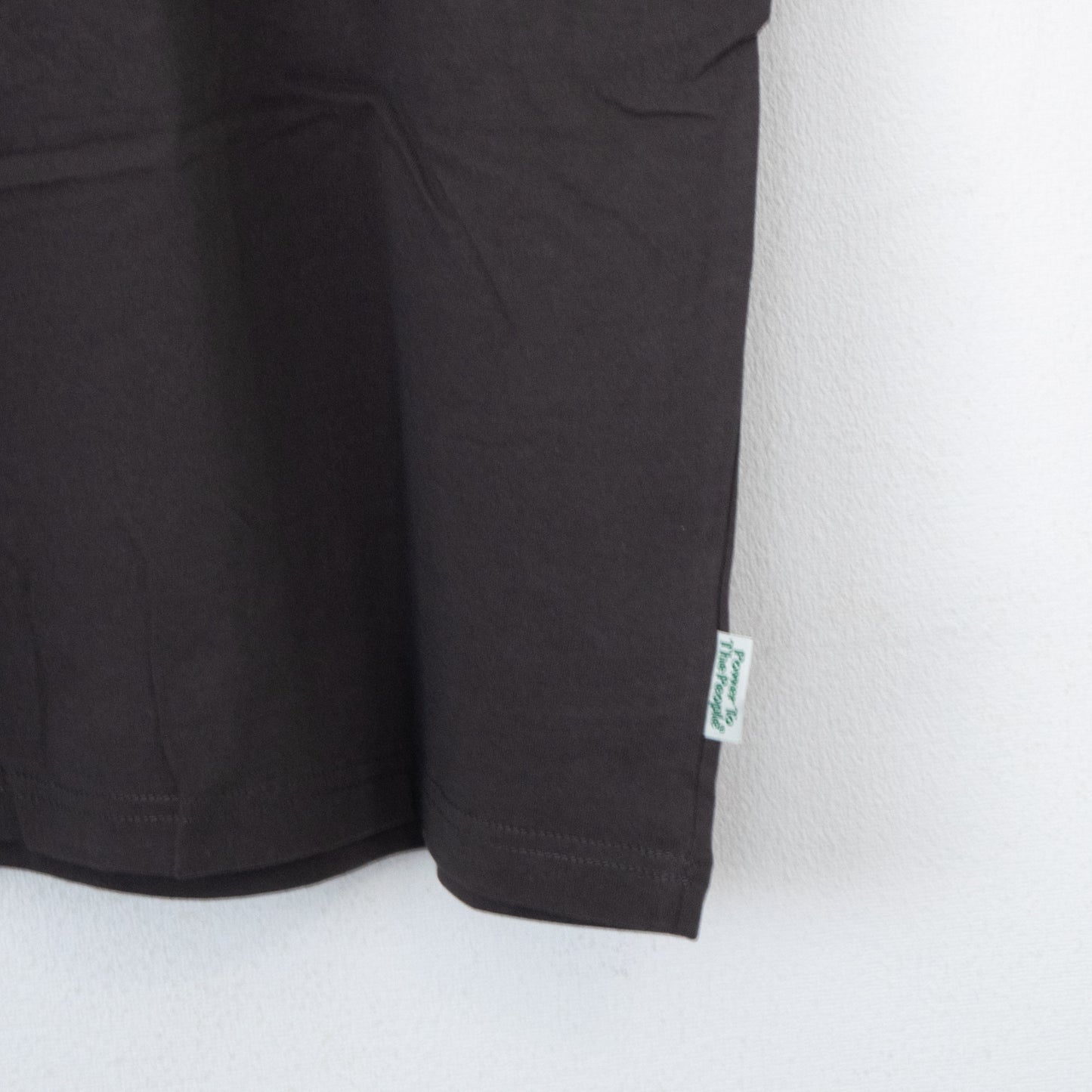 POWER TO THE PEOPLE タイガー刺繍 スカジャンTシャツ CHARCOAL