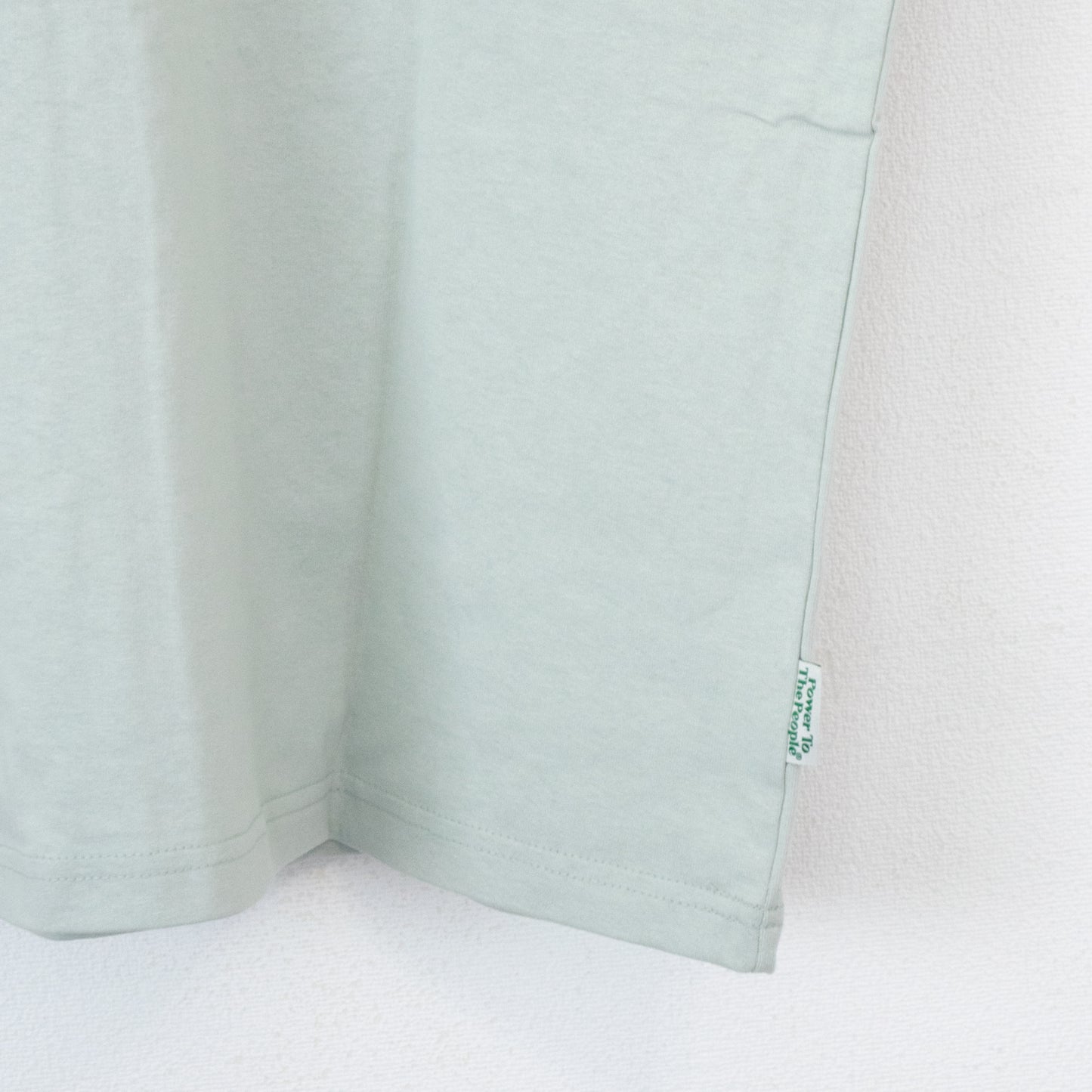 POWER TO THE PEOPLE タイガー刺繍 スカジャンTシャツ MINT BLUE