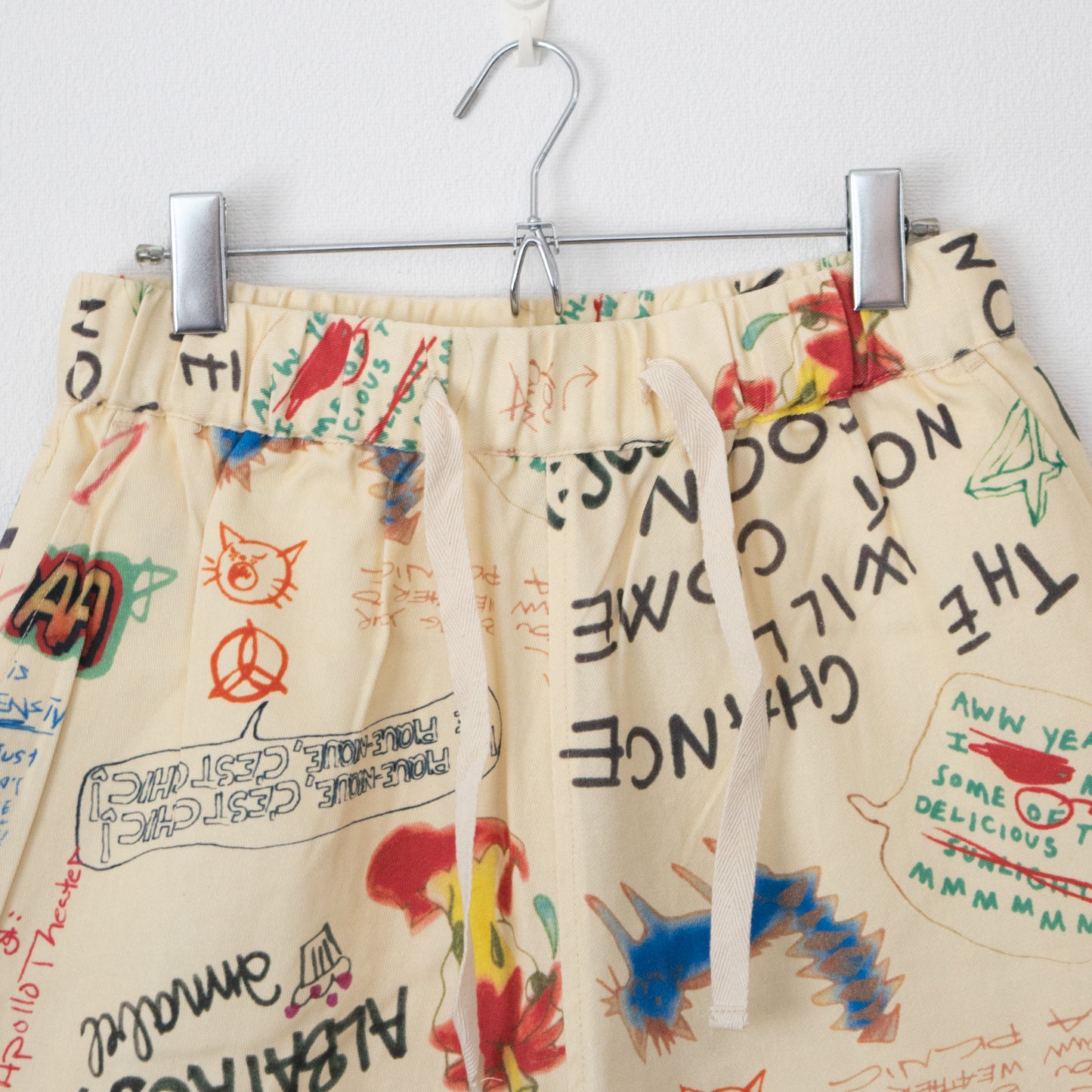 Revo. Illustrated Easy Pants in Red