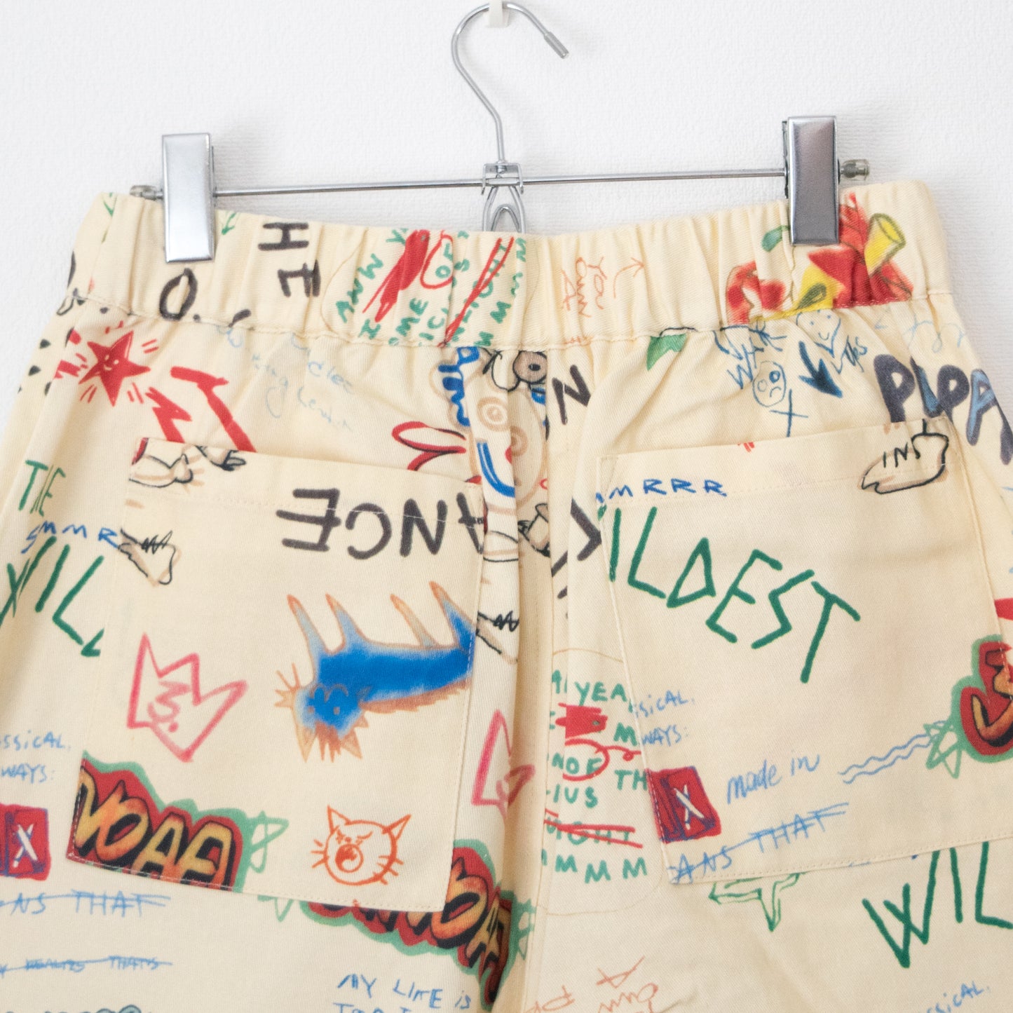 Revo. Illustrated Easy Pants in Red