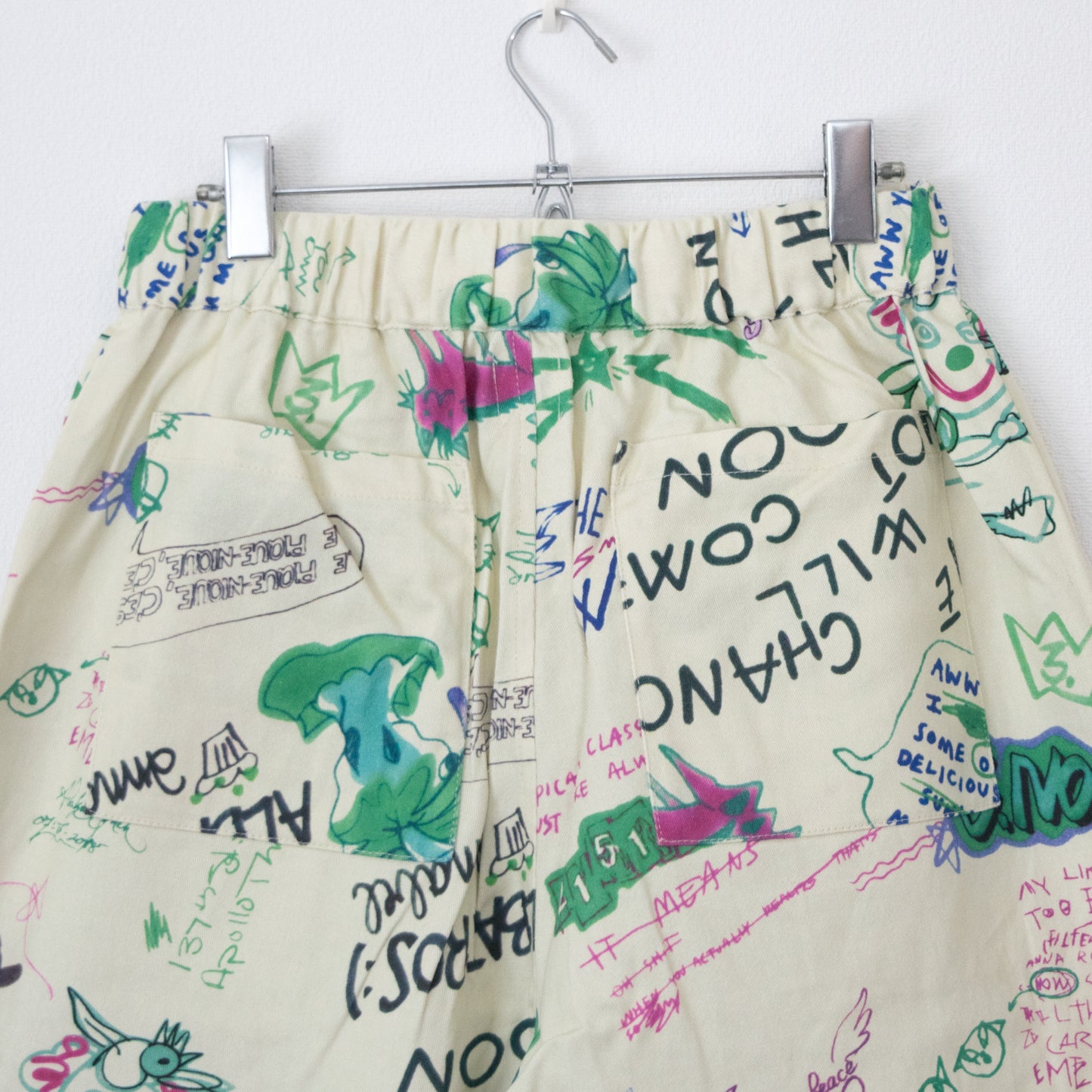 Revo. イラストタッチ イージーパンツ GREEN系