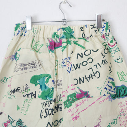 Revo. イラストタッチ イージーパンツ GREEN系