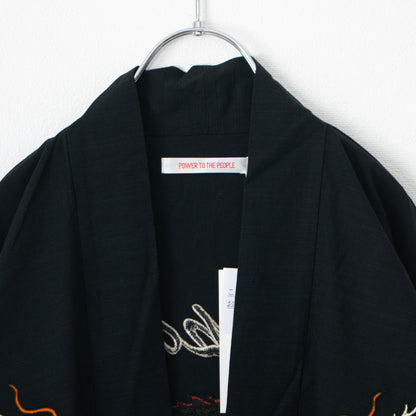 POWER TO THE PEOPLE JAPAN Series 刺繍法被 Dragon BLACK