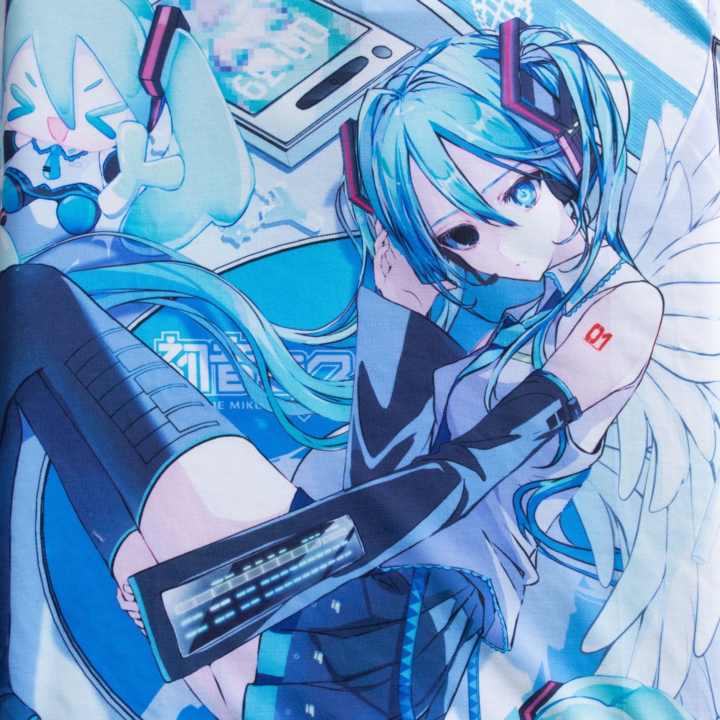 ACDC RAG Hatsune Miku Collaboration Series JCT-HM-HT-01 Huge T-Shirt WHITE