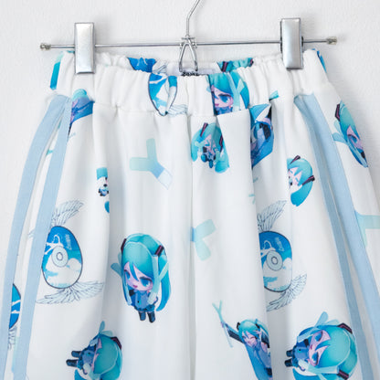 ACDC RAG 初音ミク コラボシリーズ JCT-HM-JPT-03 ジャージパンツ WHITE