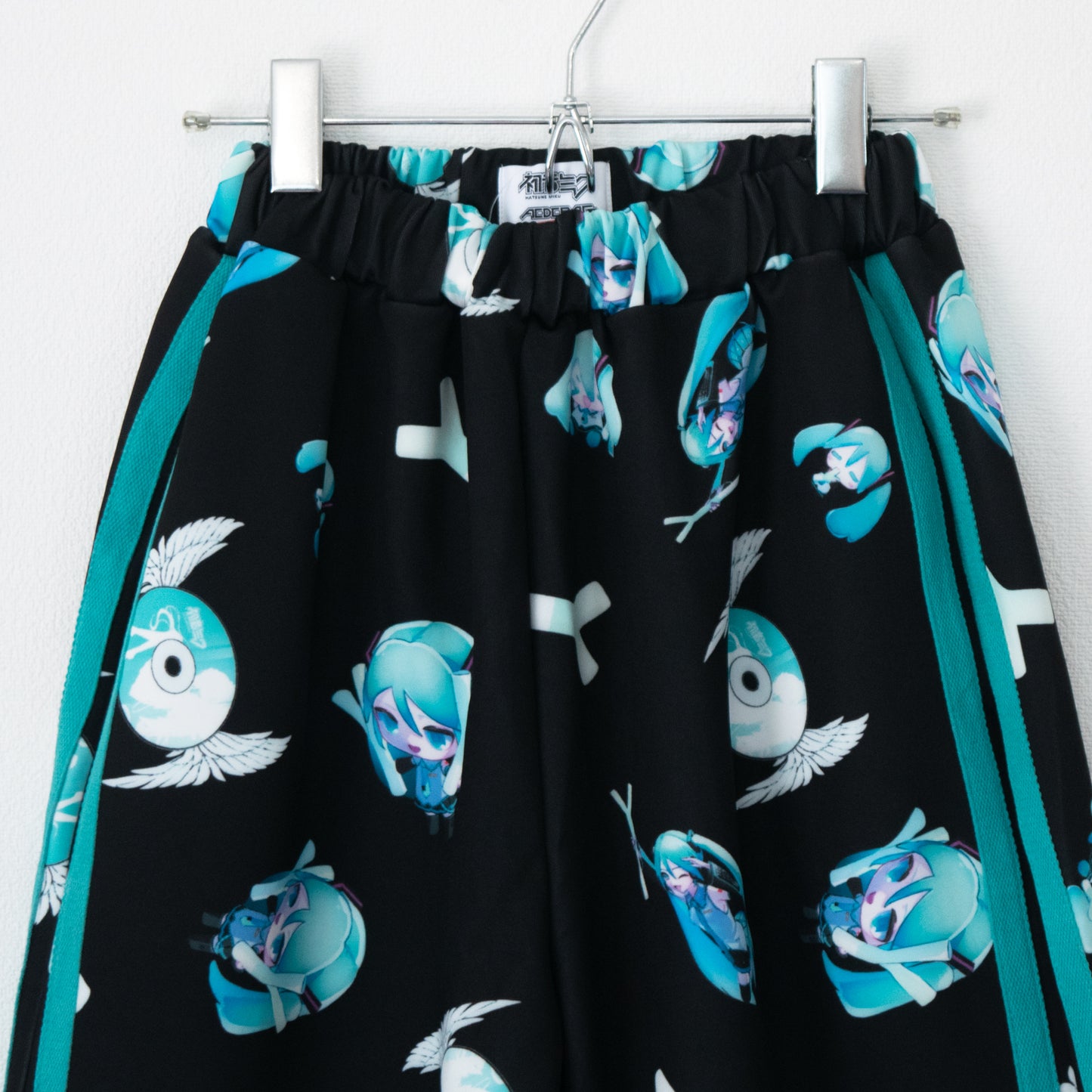 ACDC RAG 初音ミク コラボシリーズ JCT-HM-JPT-03 ジャージパンツ BLACK